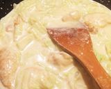 白菜と鶏肉のクリーム煮作り方7写真