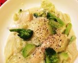 白菜と鶏肉のクリーム煮作り方8写真