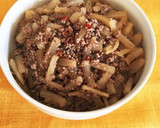 簡単！大根と豚ひき肉のそぼろ煮！作り方4写真