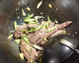 珠蔥爆豬心作り方2写真