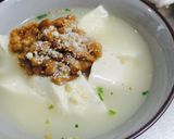 ヘルシー！お豆腐と納豆のとんこつスープ作り方5写真