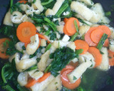 緑黄色野菜とうすあげのあっさり煮♪作り方4写真
