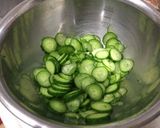 ツナときゅうりの酢の物作り方1写真