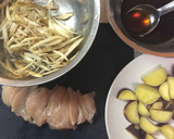 鶏胸肉とさつま芋とごぼうの炒め煮作り方2写真