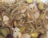 鶏胸肉とさつま芋とごぼうの炒め煮作り方6写真