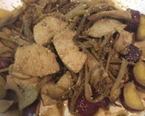 鶏胸肉とさつま芋とごぼうの炒め煮作り方8写真
