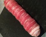 ＊くるくる梅チー豚串＊作り方6写真