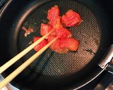 バジル香る＊トマトとチーズの半生卵焼き＊作り方2写真