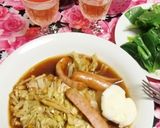 巻かずにロールキャベツ風煮込みです～作り方6写真