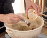 小松菜と豆腐のチゲ鍋 トマトジュース入り作り方4写真