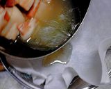 ﾄﾛﾄﾛ☆大根と角煮(ﾈｷﾞ卵創作編)♪作り方4写真