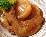 照り照り♡鶏手羽と大根のこっくり煮作り方8写真