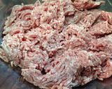 シェフ直伝【圓用EN】豚のハンバーグ作り方1写真