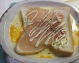 簡単朝食♡ハムチーズのフレンチトースト作り方2写真