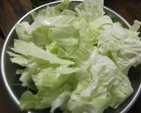 鶏肉とざく切りキャベツのコショウ炒め作り方1写真
