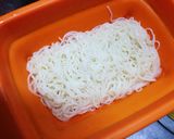 残り野菜で作る、あっさりした温麺作り方1写真