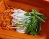 残り野菜で作る、あっさりした温麺作り方3写真