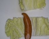 ウインナーの白菜巻きまDe湯どうふ鍋作り方1写真