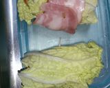 ウインナーの白菜巻きまDe湯どうふ鍋作り方2写真