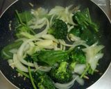 3種の緑野菜クリームパスタ作り方4写真
