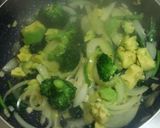 3種の緑野菜クリームパスタ作り方5写真