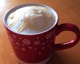 おうちカフェ＊温まる黒豆の煮汁ラテ＊作り方4写真