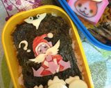 妖怪ウォッチ☆ジバニャン蒲鉾☆キャラ弁作り方5写真