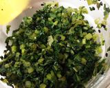 簡単！刻みキツネ・大根菜の炒飯 和風マヨ作り方2写真