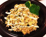 簡単！刻みキツネ・大根菜の炒飯 和風マヨ作り方13写真