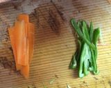 ピーマンと人参の肉巻き作り方1写真