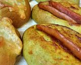 チーズほうれん草パン作り方8写真