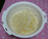 簡単！シャキシャキ❇ヤーコン❇の味噌汁♪作り方2写真