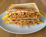 オムパスタの焼きサンドイッチ！作り方11写真