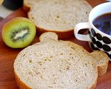 ブリオッシュ風ミルク食パン♡HB＆クマ作り方8写真