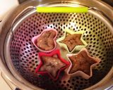 幼児食に♪蜂蜜・バナナ・ココアの蒸しパン作り方4写真