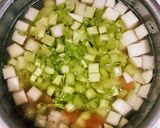 炊飯器お粥*梅風味ひじき大根作り方5写真