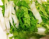ヘルシー♡白菜と豆腐とチーズのお好み焼き作り方1写真
