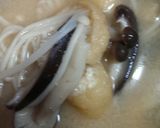 森のキノコこトリプル味噌汁♪作り方6写真