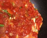 フライパンひとつでチキンのトマト煮込み〜作り方6写真
