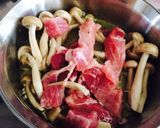*りんごと豚肉のアヒージョ*作り方4写真