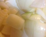 根菜とカボチャの黄色いシチュー圧力鍋で。作り方2写真