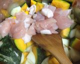 根菜とカボチャの黄色いシチュー圧力鍋で。作り方6写真