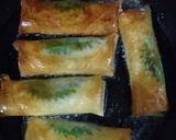 簡単。美味しい。笹かまのチーズ春巻き作り方3写真