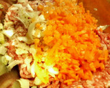 豚挽き肉の☆和風胡麻大根サンド♪♪作り方1写真