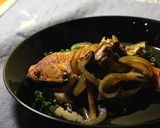 サーモンのムニエル　茸バルサミコソース作り方6写真