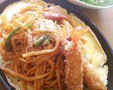 1233:極太自家製麺のナポリタン作り方14写真