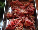 牛肉と舞茸のオイスターソース炒め作り方2写真