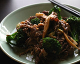牛肉と舞茸のオイスターソース炒め作り方5写真