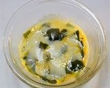 朝食♡ワカメとチーズのスクランブルエッグ作り方2写真