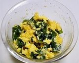 朝食♡ワカメとチーズのスクランブルエッグ作り方5写真